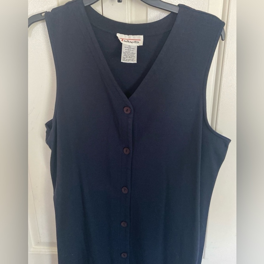 Talbots dress Button up front size XL